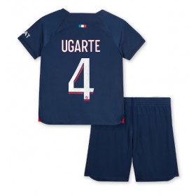 Paris Saint-Germain Manuel Ugarte #4 Heimtrikot 2023-24 Kurzarm (+ kurze hosen)